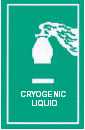 tiquette de liquide cryognique