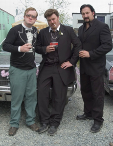 Formal occasion: Bubbles, Ricky and Julian hit the big screen in Trailer Park Boys: The Movie. (Mike Tompkins/Alliance Atlantis)