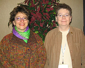 Deborah Jacobs City Librarian Seattle Public Library and Betsy Armstrong
NS Provincial Librarian