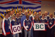 Premier Gordon Campbell travelled to Whitehorse to cheer on members of Team BC at the 2007 Canada Games.