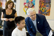 Premier Gordon Campbell announced a Provincial grant of $500,000 to Sarah McLachlan Music Outreach - An Arts Umbrella Project, providing music instruction to youth in Vancouver's inner city.