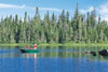 Fishing on Lac Martin-Valin