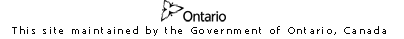This site is maintained by the Government of Ontario