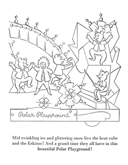 Go to: Eaton's Santa Claus Parade Colouring Book 1955 - Page 25