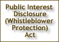 Whistleblower Protection Information