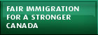 Fair immigration for a stronger Canada