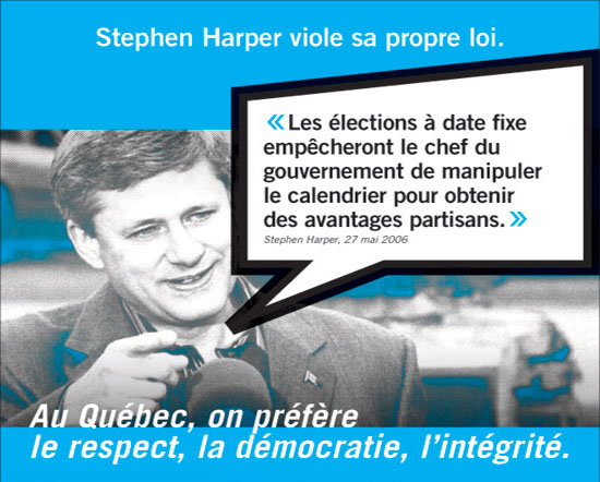 Stepen Harper est un menteur