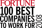 One of the 100 best companies to work for 2008.