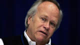 NBC Sport and Olmypic Chairman Dick Ebersol talk to the media about the 2007 China Bowl at a press conference on September 24, 2006 at Gillette Stadium in Foxboro, Massachusetts. The game between the Seattle Seahawks and the England Patriots will take place on August 8, 2007 in Beijing, China. (Photo by Elsa/Getty Images)
