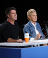 In this undated publicity image released by Fox, 'American Idol' judges, from left, Simon Cowell, Ellen DeGeneres, Kara DioGuardi and Randy Jackson are shown. (AP Photo/Fox, Michael Becker)