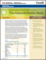 The National Shelter Study Highlights 2005–2009