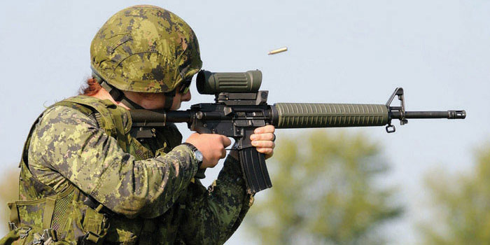 C7A2 assault rifle in action