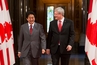 PM Harper hosts a Bilateral Visit by His Excellency Shinzo Abe, Prime Minister of Japan &amp; Mrs. Akie Abe in Ottawa