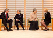 Le Premier ministre Stephen Harper et son pouse Laureen ont un entretien avec Leurs Majests l?Empereur et l?Impratrice du Japon, au Palais imprial,  Tokyo, au Japon.  14 novembre 2010. (Photo de Jason Ransom)