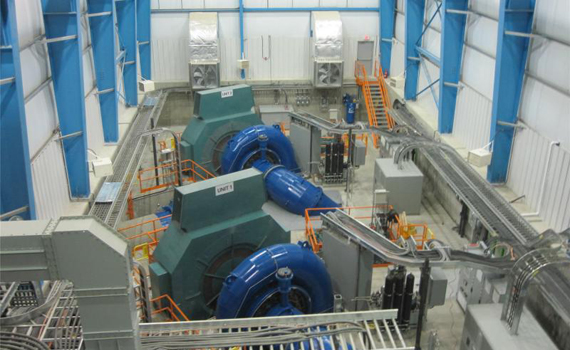 Photo de la centrale est maintenant achevée : elle produit jusqu’à 10 mégawatts supplémentaires pour les habitants et les entreprises du Yukon.