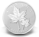 1/2 oz Fine Silver Coin - Maple Leaf (2013)