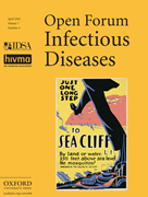 Cover image of current issue from Open Forum Infectious Diseases