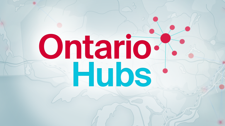Ontario Hubs starburst logo